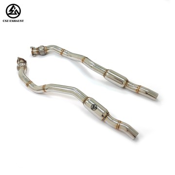 Audi S6 S7 RS6 RS7 C7 4.0T Straight Through  Front Pipe S...