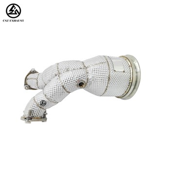 Audi SQ5 FY 3.0T 2017-2020 Catted Downpipe With Heat Shield