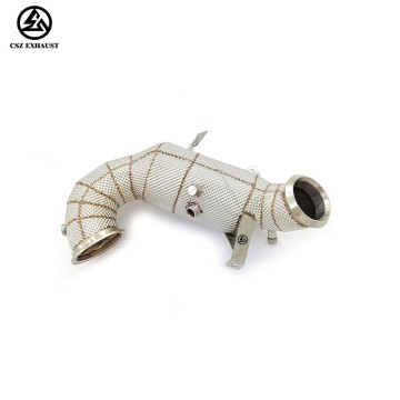 Mercedes-Benz A45S CLA45 GLA45 W177 2.0T Catted Downpipe ...