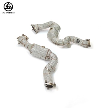Audi S6 S7 RS6 RS7 C7/A8 S8 D4 4.0T Catted Downpipe with ...
