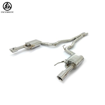Ford Mustang GT 5.0L Valved Catback Stainless Steel Singl...