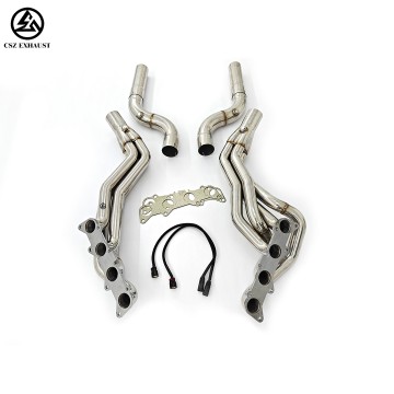 Ford Mustang 5.0L V8  Manifold Stainless Steel Headers Ex...