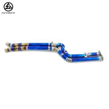 BMW S58 X3M F97 X4M F98 3.0T Titanium 70mm Equal Length Midpipe Titanium Exhaust System