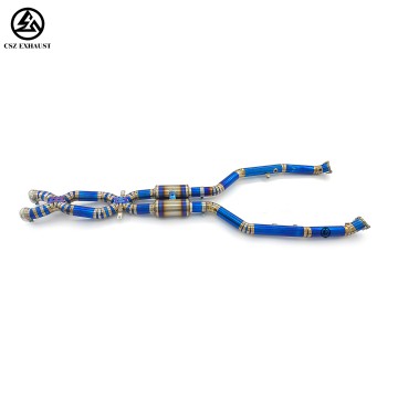 BMW E90 E92 M3 4.0L Titannium Midpipe Double X Exhaust Sy...