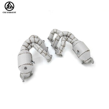 Porsche 718 Cayman GT4 RS 4.0L Catted Mainifolds with Hea...