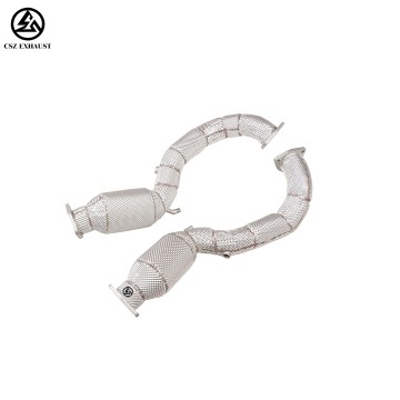 Porsche 718 Cayman GT4 RS 4.0L Catted Downpipe With Heat ...