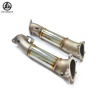 Nissan GTR R35 V6 3.8T Straight Downpipe Stainless Steel ...