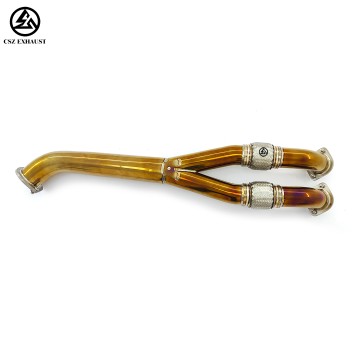 Nissan GTR R35 3.8T V6 Y Pipe Midpipe Titanium Exhaust Sy...