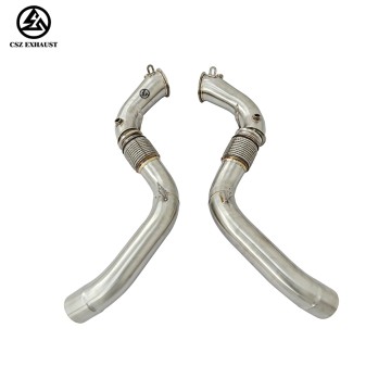 BMW M5 F90 S63 Integrated  Downpipe Stainless Steel Heade...