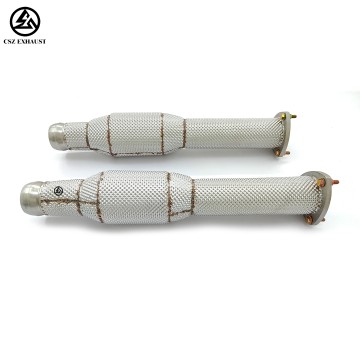 Aston Martin DB9/Rapide 6.0L V12 Downpipe with Heat-wrapp...