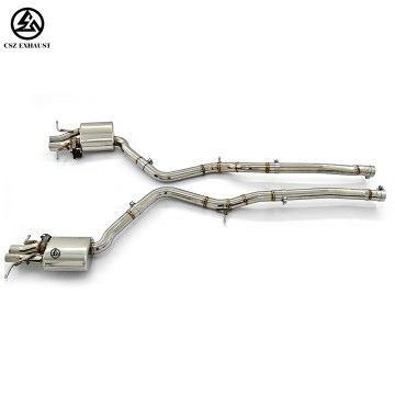 Mercedes-Benz W223 S63 AMG 4.0TT V8 Catback Valved Stainl...