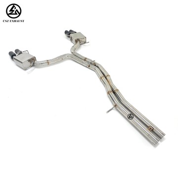 Audi S6 S7 C8 2019-2024 Valved Catback Stainless Steel Ex...