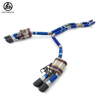 Audi A8 S8 D4 4.0T Valved Catback Titanium Exhaust System