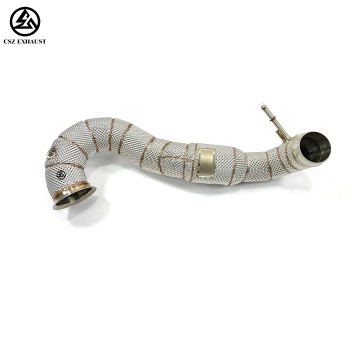 Mercedes Benz A45 CLA45 GLA45 W176 Downpipe With Heat Shi...