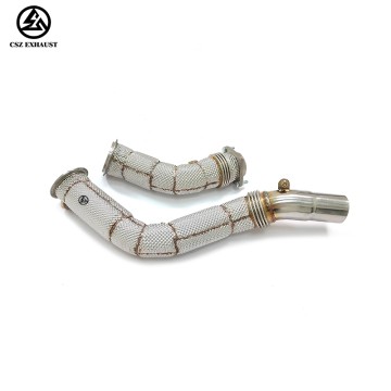 BMW S55 F80 M3 F82 M4 F87 M2C 3.0T Straight Downpipe with...