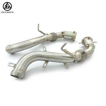 McLaren 570S 650S 540C MP4-12C 600Lt Straight Downpipe Stainless Steel Exhaust Pipes