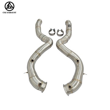 Mercedes Benz C63 C63S GLC63 W205 AMG M177 4.0T Straight Downpipe Header Exhaust