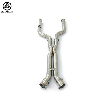 BMW F95 F96 X5M X6M Straight Midpipe Stainless Steel Exha...