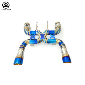 Mclaren 720S 4.0T V8 Axleback Pipe Titanium Straight Exhaust System