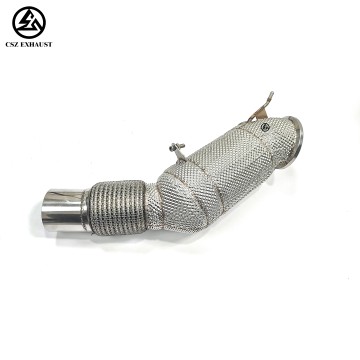 BMW G20 G28 320i 325i 330i 430i 530i B48 Catted Downpipe with Heat Shield Header Exhaust System