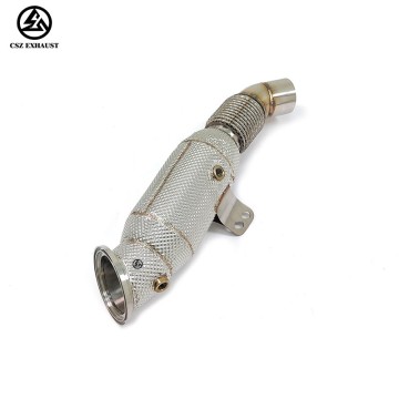 BMW M240i/M340i/M440i/540i/740i/840i B58 Catted Downpipe with heat Shield Header Exhaust System