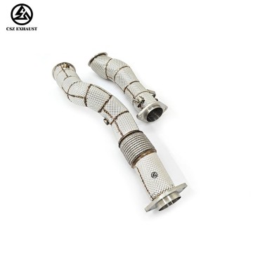 BMW M3 G80 M2 G87 M4 G82 S58 3.0T Stainless Steel Downpip...