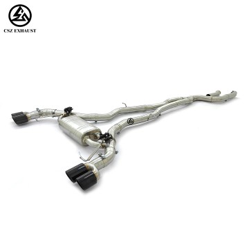 BMW X3 G01 X4 G02 M40i B58 Valvetronic Catback Stainless Steel Exhaust Pipe