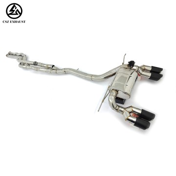 BMW F80 M3 F82 F83 M4 S55 Catback Equal Length SS304 Exhaust