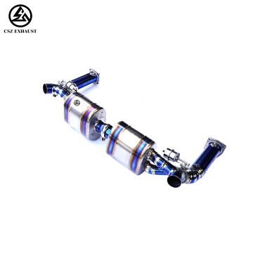 Porsche 911 997.1 Turbo 3.6T Valvetronic  Axleback Titanium Alloy Exhaust Pipe