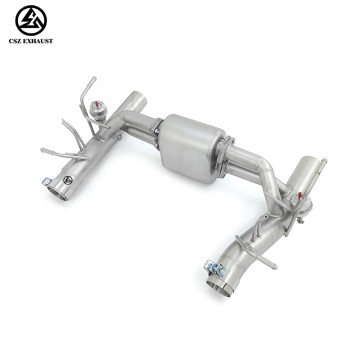 Ferrari F8 V8 3.9T Alexback Pipe Valved Stainless Steel Exhaust Pipe