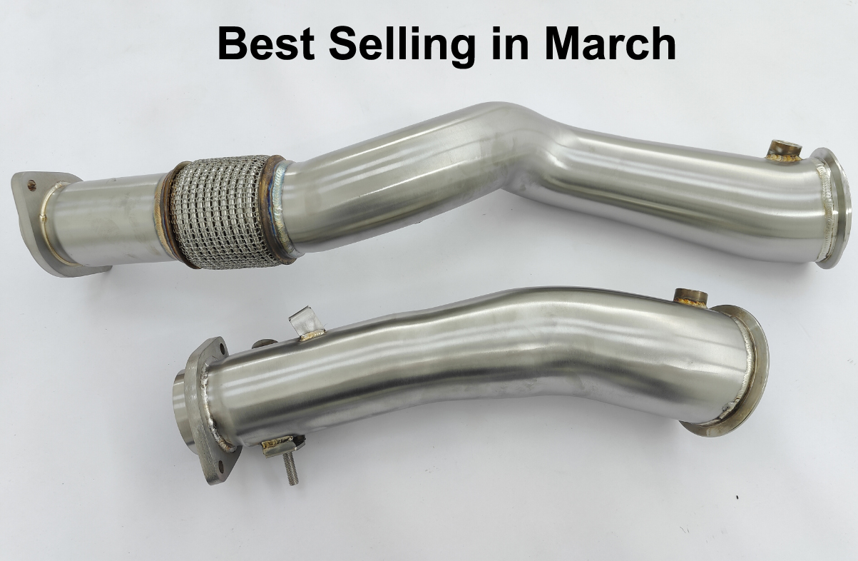 March Sales King: BMW S58 3.5inch to 3 inch Straight Downpipe