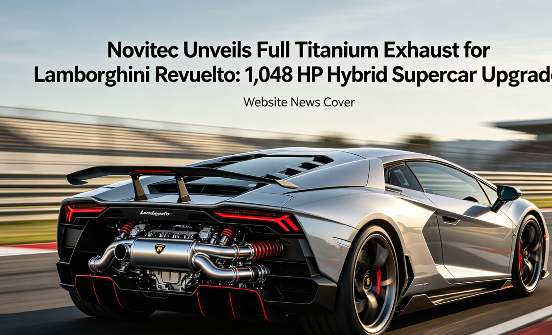 Novitec Unveils Full Titanium Exhaust for Lamborghini Revuelto: 1,048 HP Hybrid Supercar Upgrade