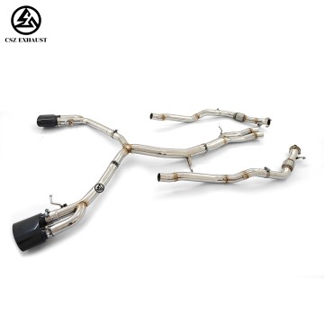 Audi RS4 RS5 B9 2.9T 2017- Catback Straight Stainless Ste...