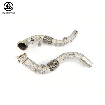 BMW F85 C5M G30 M550I X5 M50I N62 N63 Straight Downpipe w...