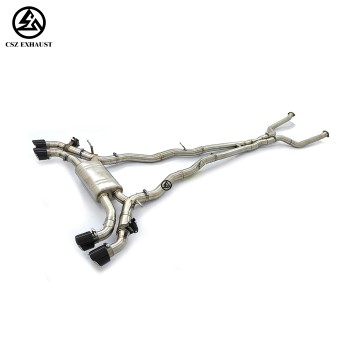 BMW M5 Competition F90 S63 4.4T Catback Without OPF Stainless Steel Valved Exhaust System