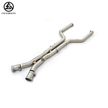 BMW F95 X5M F96 X6M 4.4T Midpipe 3inch Equal Length Strai...