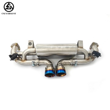 Porsche 911 991.1 GTS 3.8L Exhaust System Upgrade GT3 Surround Kit Valvetronic Alexback Pipe Stainless Steel Exhaust