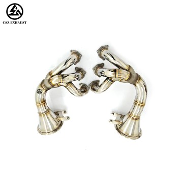 Porsche 992 GT3 GT3 RS 4.0L Manifold Stainless Steel Variable diameter Header Exahust Pipe