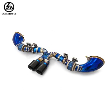 Porsche 992 GT3 GT3 RS 2021+ 4.0L Alexback Pipe Titanium ...