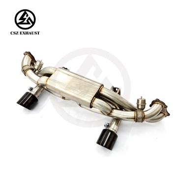 Porsche Cayman 718 GT4 4.0L Valvetronic Axleback Pipe Stainless Steel Exhaust System