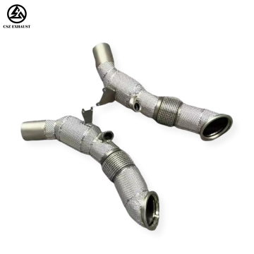 Ferrari SF90 Stradale/Spider 4.0T V8 Catted Downpipe with Heat Shield Stainless Steel Exhaust System