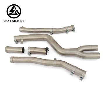 Système d'échappement droit en acier inoxydable avec tube intermédiaire pour BMW X3 G01, X4 G02 et M40i B58 3.0T