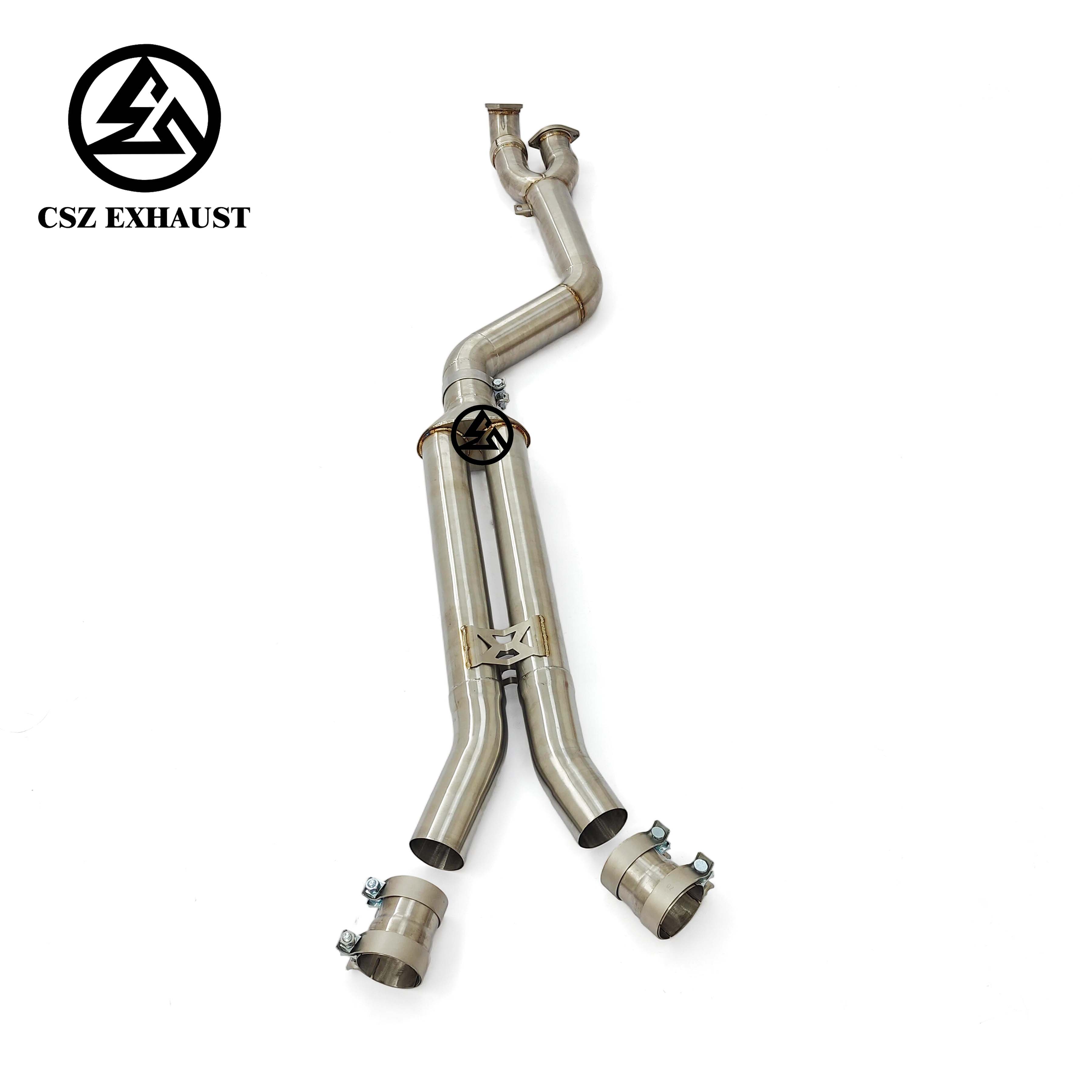 BMW G80 M3 G82 M4 G87 M2 Midpipe 89mm Single Pipe Stainless Steel Exhaust System