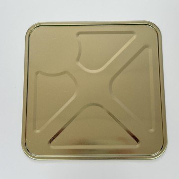 18L Square Tinplate Can Lid And Bottom