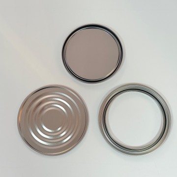 Round Paint Tin Can lid, Ring And Bottom