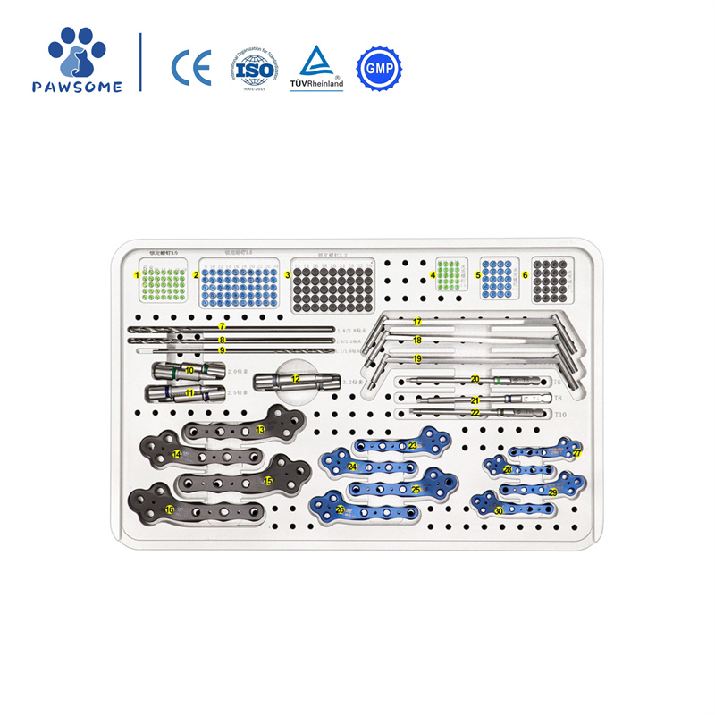 Veterinaire instrumentenset