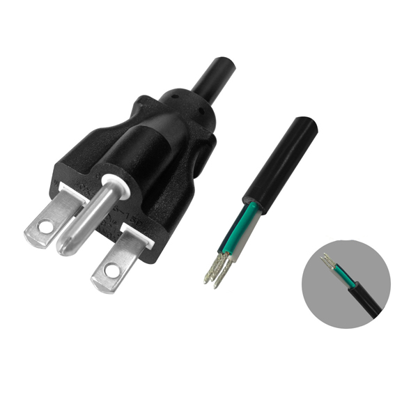 US 3Pin plug to C14 plug AC cable
