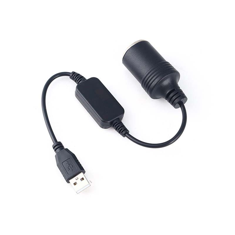 USB to female plug car cigarette lighter