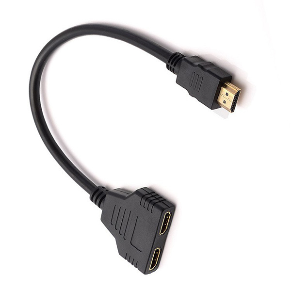 HDMI one male to two female conversio...