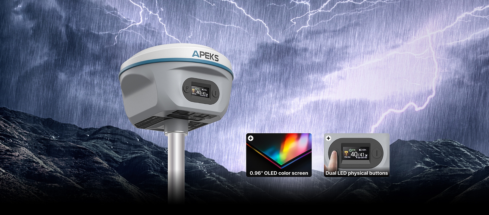 گیرنده AP40Laser+ GNSS